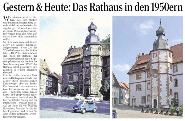AZ vom 02.07.2015-gestern+heute-Rathaus 1950er Jahre