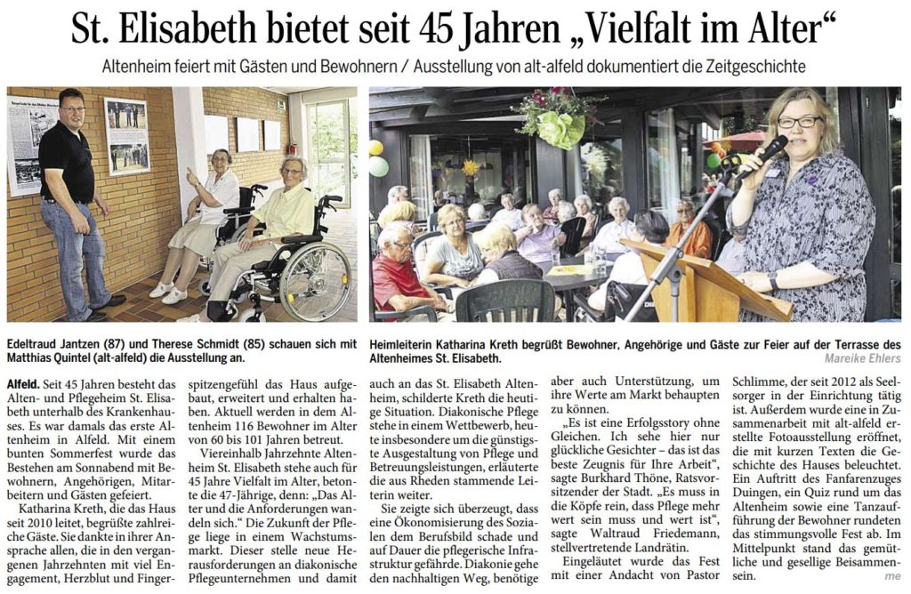 AZ vom 09.07.2014-45 Jahre St. Elisabeth Ausstellungseröffnung