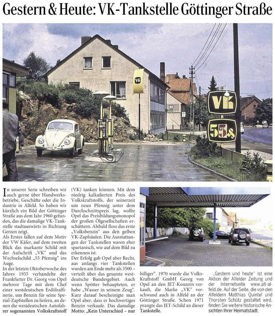 AZ vom 13.11.2014-gestern+heute-VK-Tankstelle Göttinger Straße