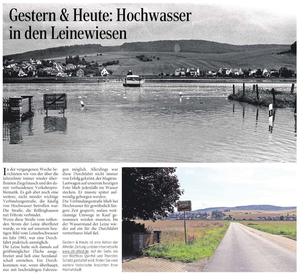 AZ vom 15.10.2015-gestern+heute-Hochwasser Leinewiesen