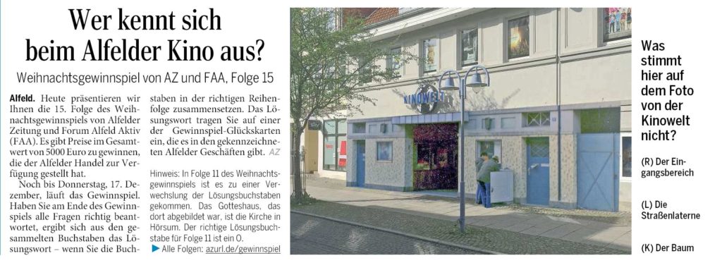AZ vom 15.12.2015-AZ-Weihnachtsrätsel