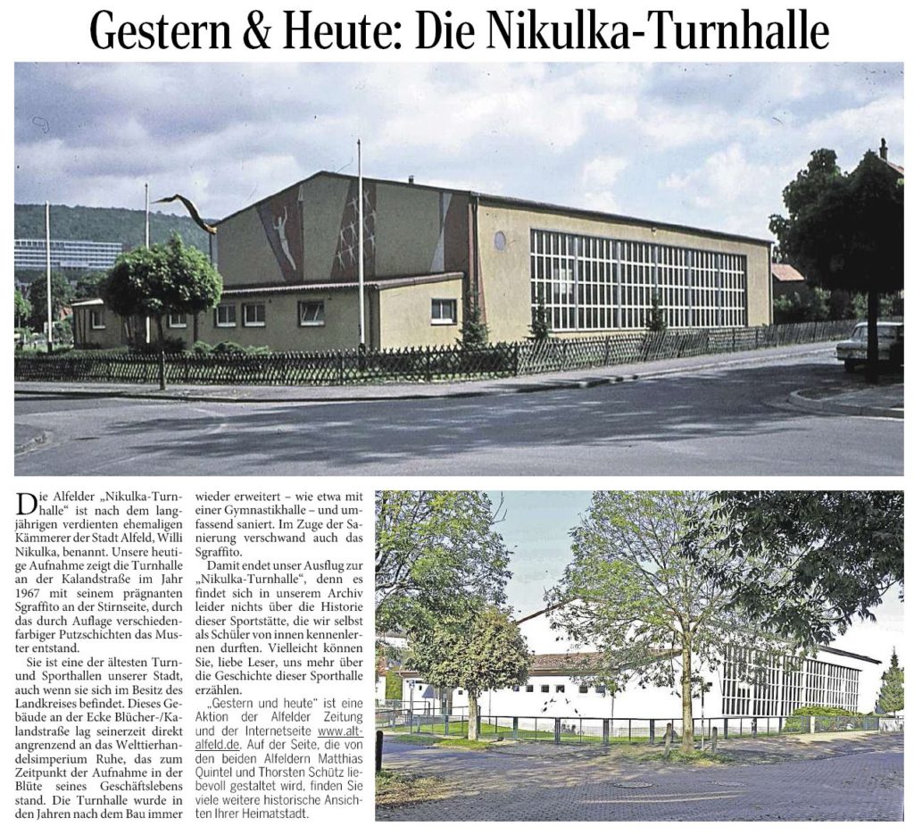 AZ vom 20.11.2014-gestern+heute-Nikulka-Turnhalle
