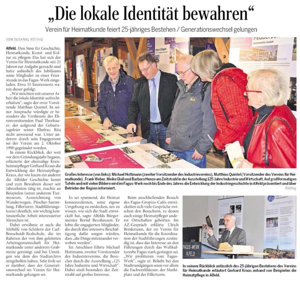 AZ vom 23.11.2015-VfH-25-jähriges Jubiläum