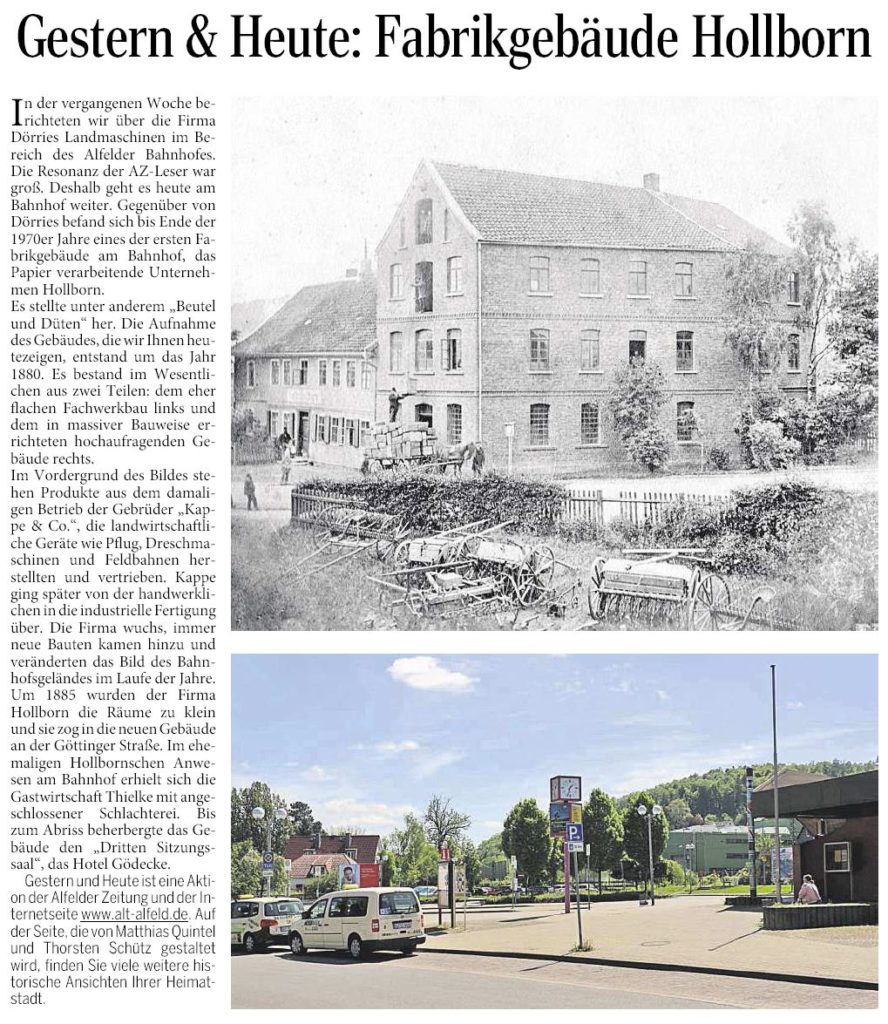 AZ vom 24.09.2015-gestern+heute-Fabrikgebäude Hollborn