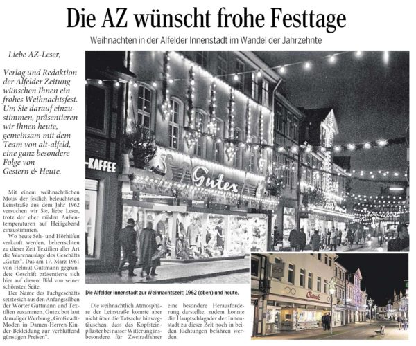 AZ vom 24.12.2015-gestern+heute-Gutex Heiligabend