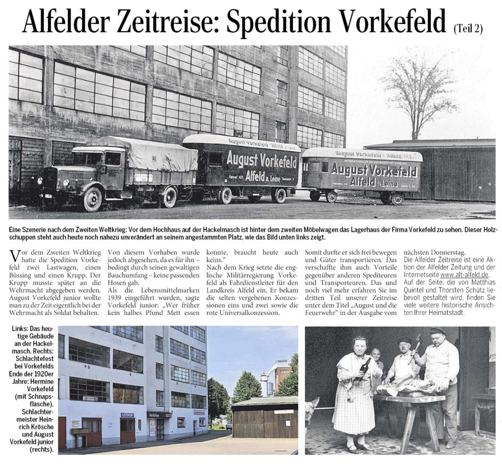 AZ vom 27.08.2015-Alfelder Zeitreise-Spedition Vorkefeld Teil 2