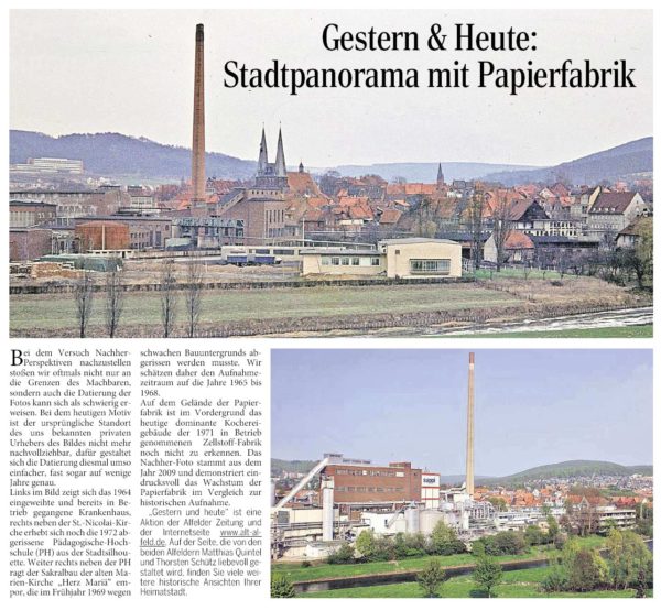 AZ vom 29.01.2015-gestern+heute-Stadtpanorama Papierfabrik