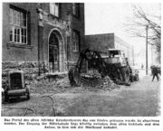 AZ vom 30.01.1965-Realschule Abriss Eingangsportal