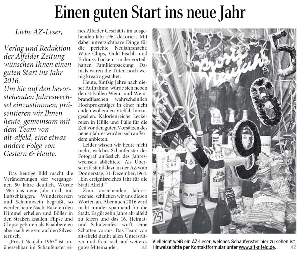 AZ vom 31.12.2015-gestern+heute-Silvestergruß