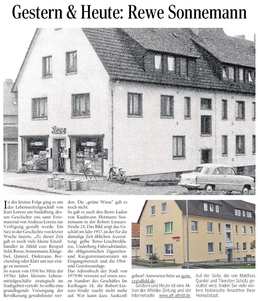 Az vom 12.11.2015-gestern+heute-Rewe Sonnemann