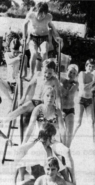 Trotzdem etwas Spaß an den wenigen Sonnentagen in den Sommerferien 1978